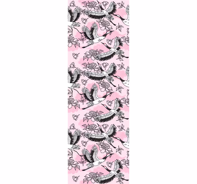 Butterfly Flight Pattern cute animal wallpaper - TenStickers