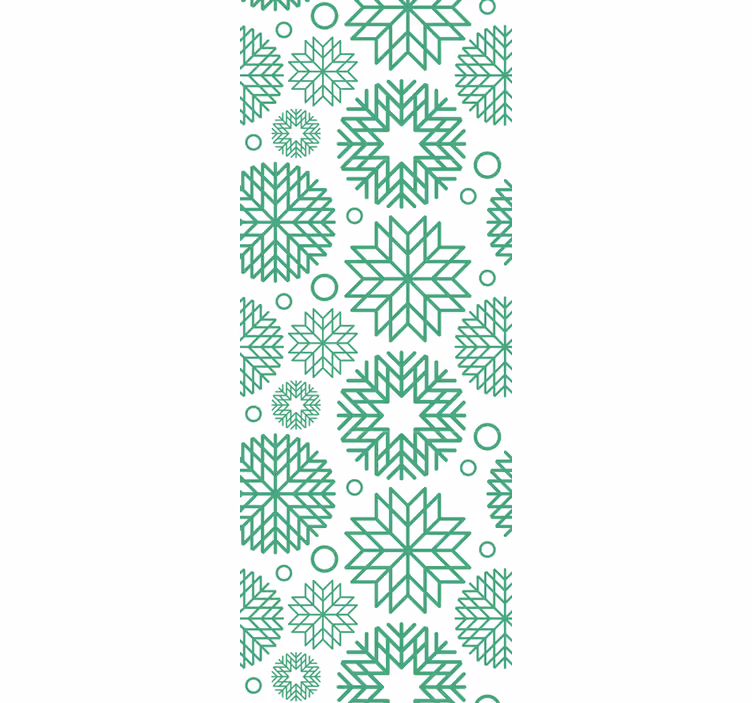 Wallpaper geometric floral patterns - TenStickers
