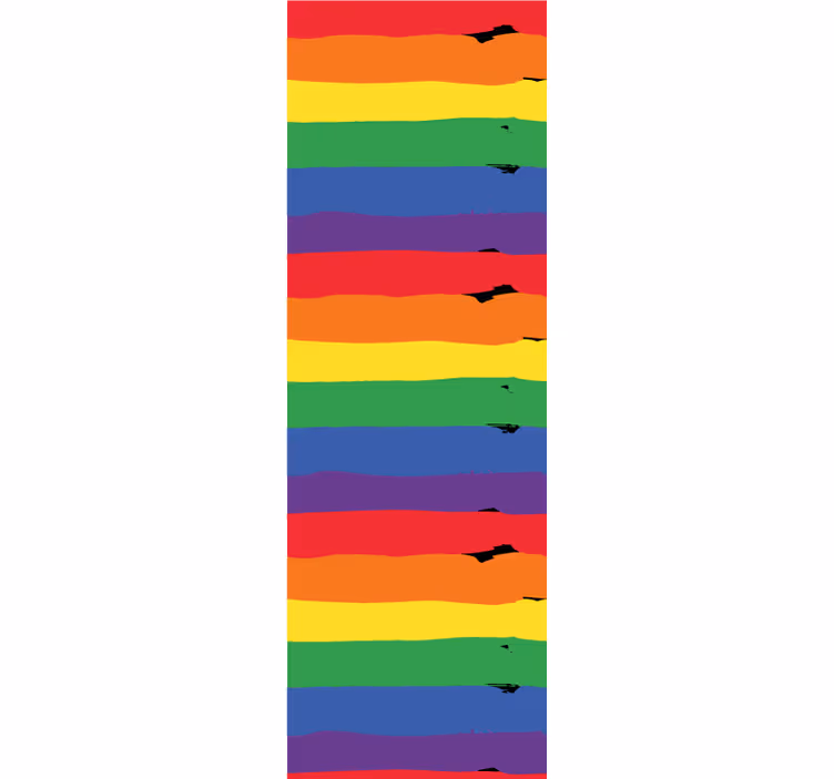 Rainbow Striped Background stripes wallpaper - TenStickers