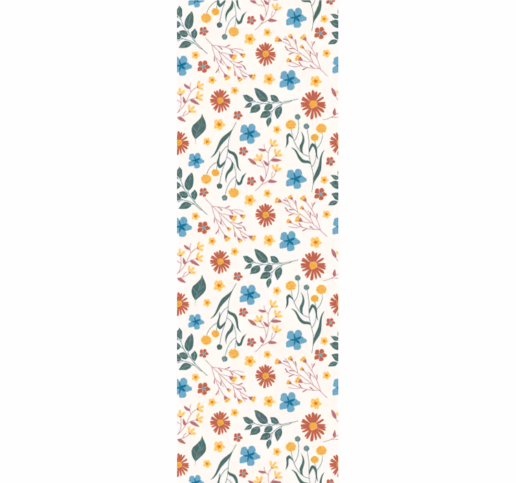 Botanical Flourish flowers wallpaper - TenStickers