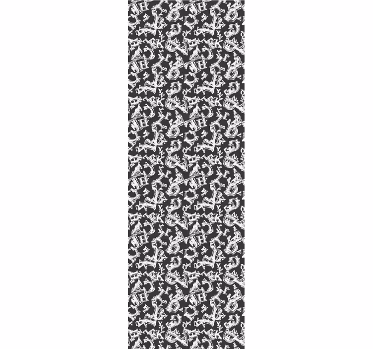 Ornate Anchor Repeats ornamental wallpaper - TenStickers
