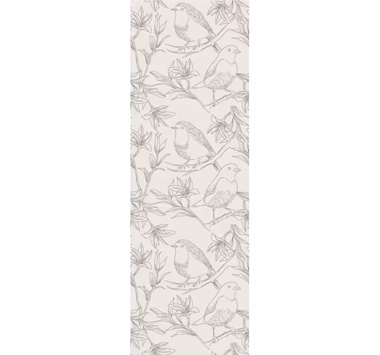 Bird Sketch Design birds wallpaper - TenStickers