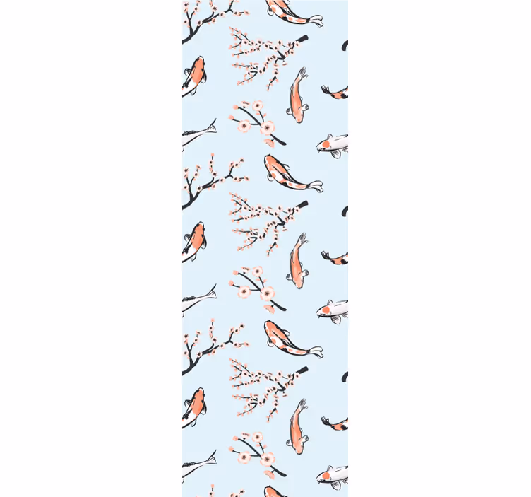 Japanese Nature birds wallpaper - TenStickers