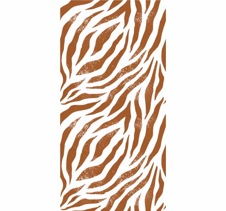 Striking Animal Print wallpaper zebra - TenStickers