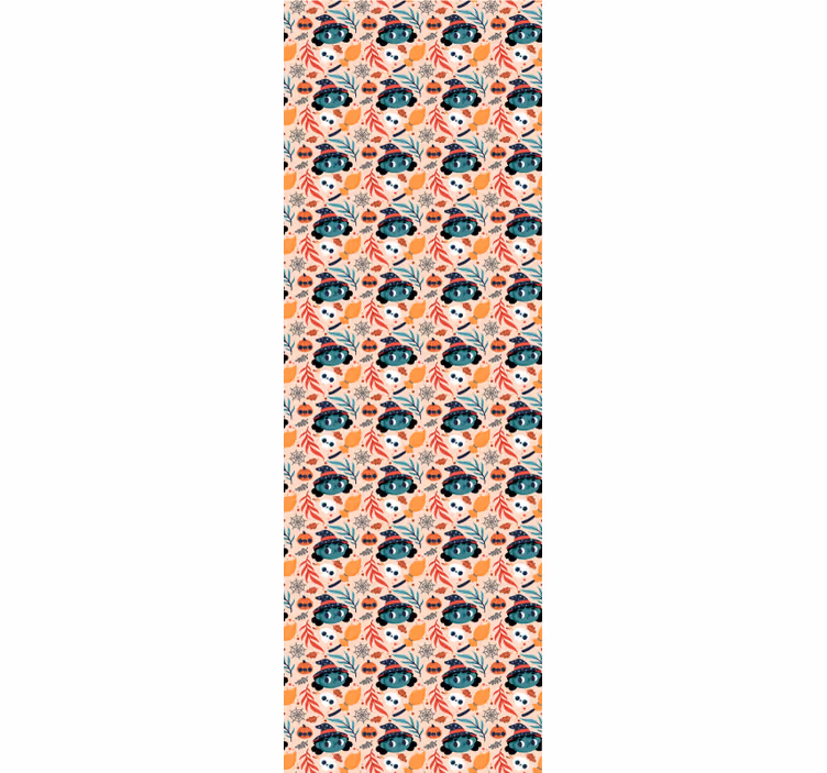 Autumn Festivity halloween wallpaper - TenStickers