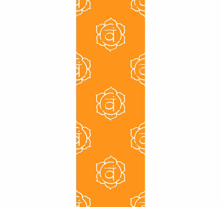 Sacred Symbol Pattern art deco wallpaper - TenStickers