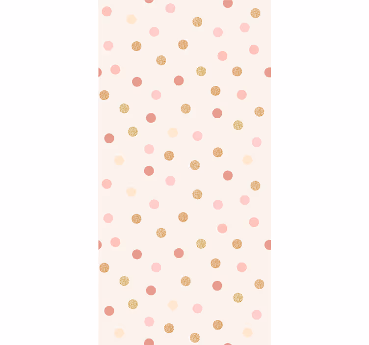 Beige spot pattern wallpaper for the nursery - TenStickers