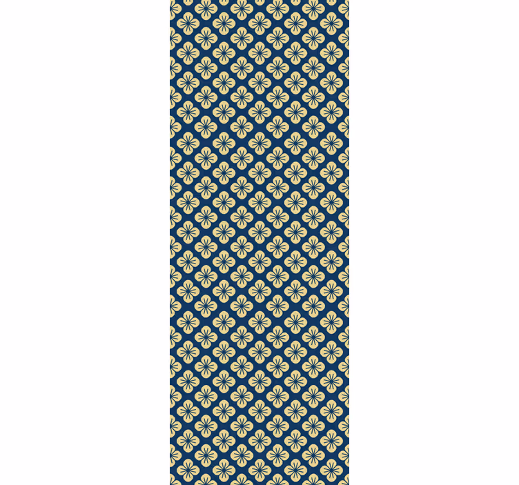 Ornamental  Pattern wallpaper flowery - TenStickers