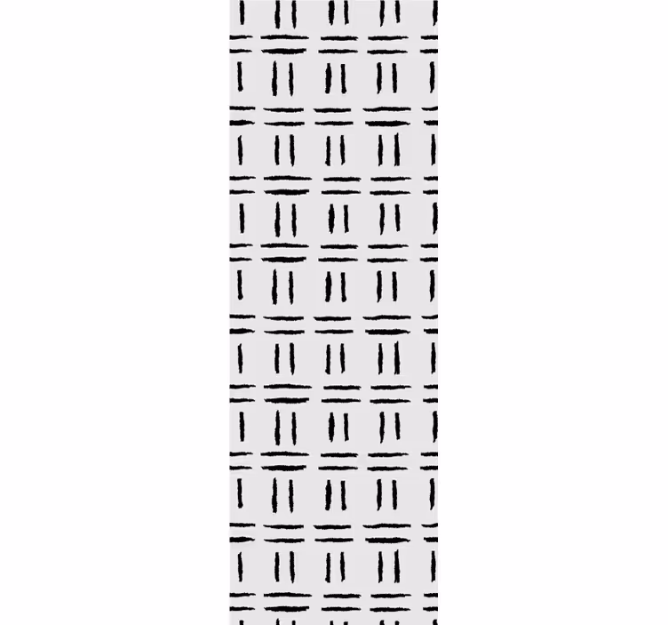 Geometric line configuration nordic wallpaper - TenStickers