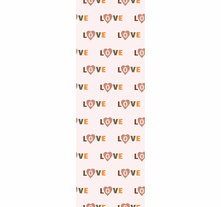 Text wallpaper love text design - TenStickers