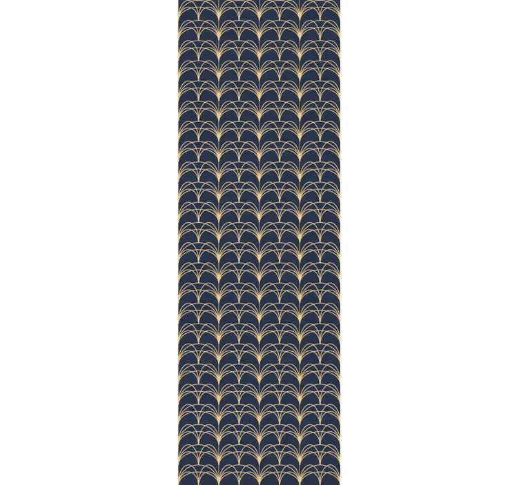 Art Deco Arcs wallpaper geometric - TenStickers