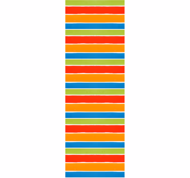 Rainbow Stripes stripes wallpaper - TenStickers