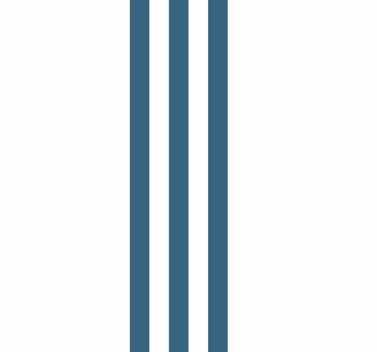 Navy vertical pattern stripes wallpaper - TenStickers