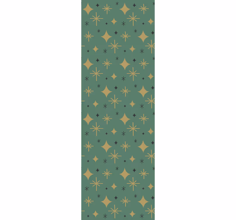 Festive Geometry christmas wallpaper - TenStickers