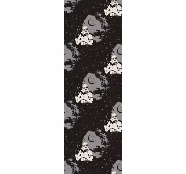 Galactic Trooper Theme art deco wallpaper - TenStickers