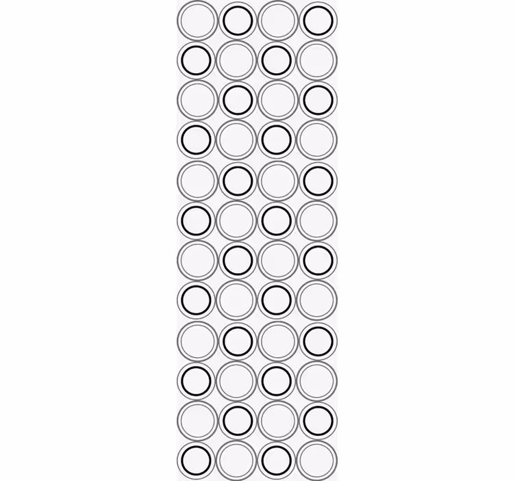 Concatenated pattern wallpaper dots - TenStickers
