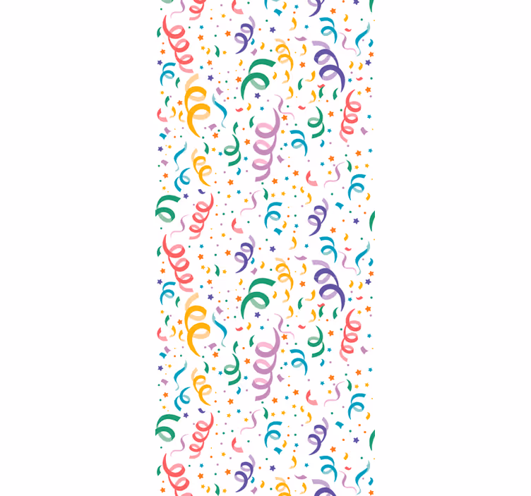 Festive Confetti Design wallpaper for the nursery - TenStickers