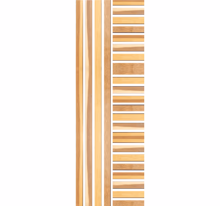 Striped Timber other stripes wallpaper - TenStickers