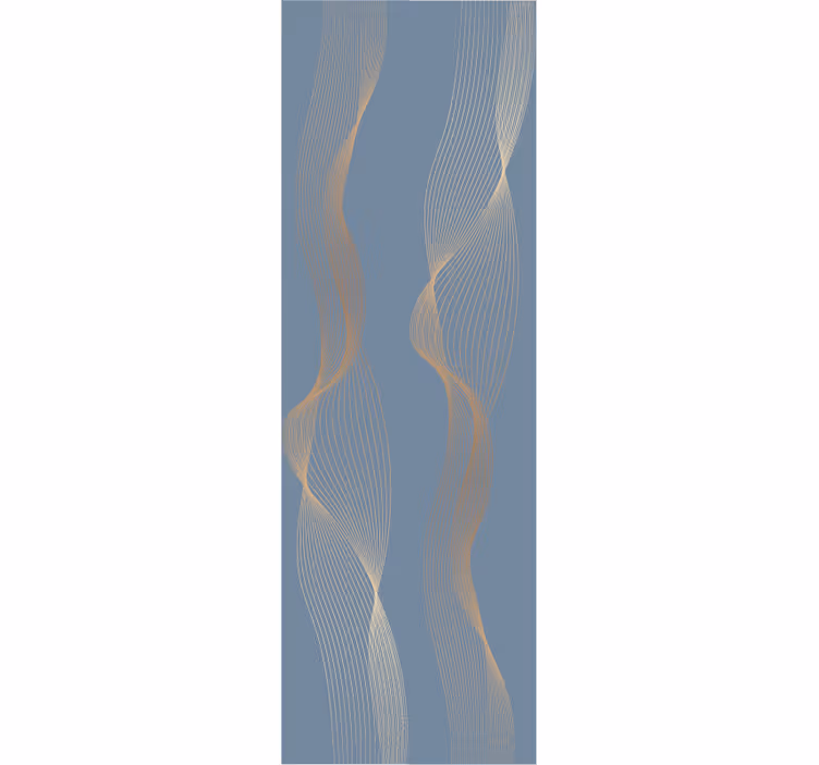 Ethereal Waves abstract wallpaper - TenStickers
