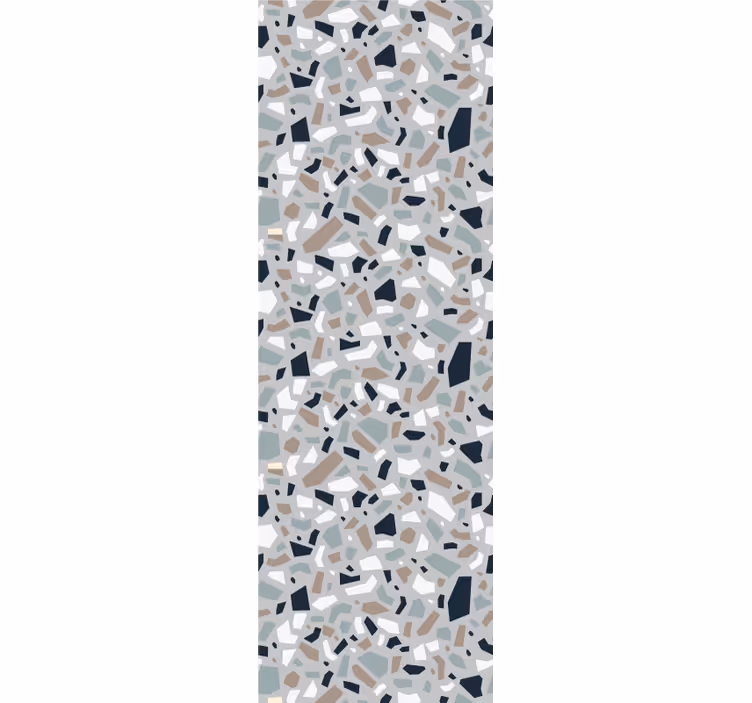 Gray elegant terrazzo wallpaper patterns - TenStickers