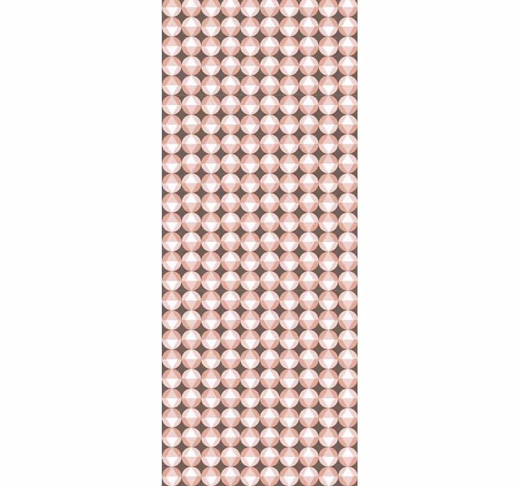 Beige patterned motif wallpaper dots - TenStickers