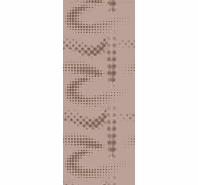 Sand effect patterned waves textured wallpaper - TenStickers