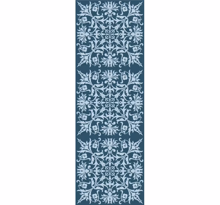 Wallpaper flowery ornamental floral design - TenStickers