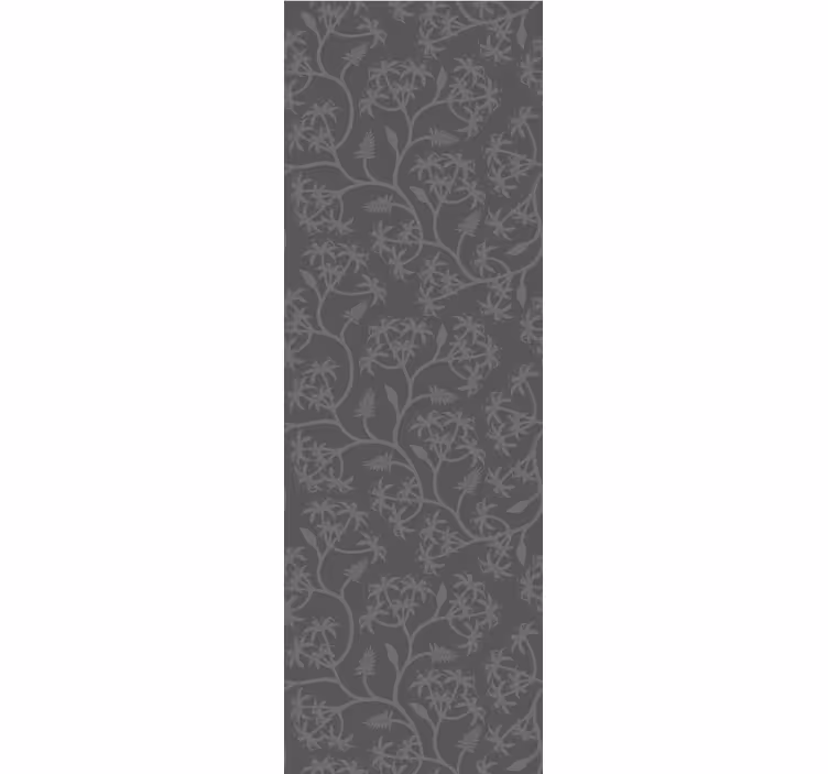 Subtle floral pattern leaves wallpaper - TenStickers