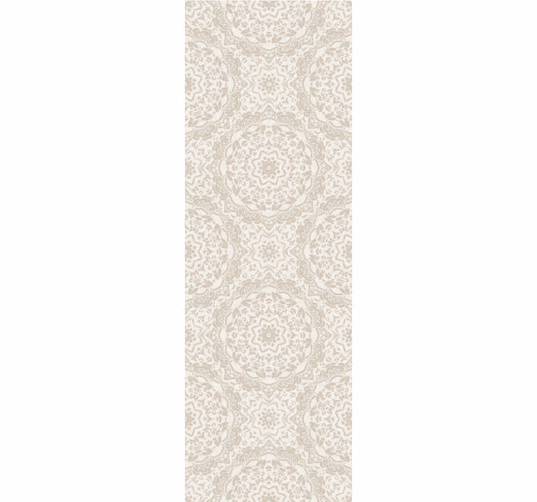 Ornamental Medallions wallpaper flowery - TenStickers