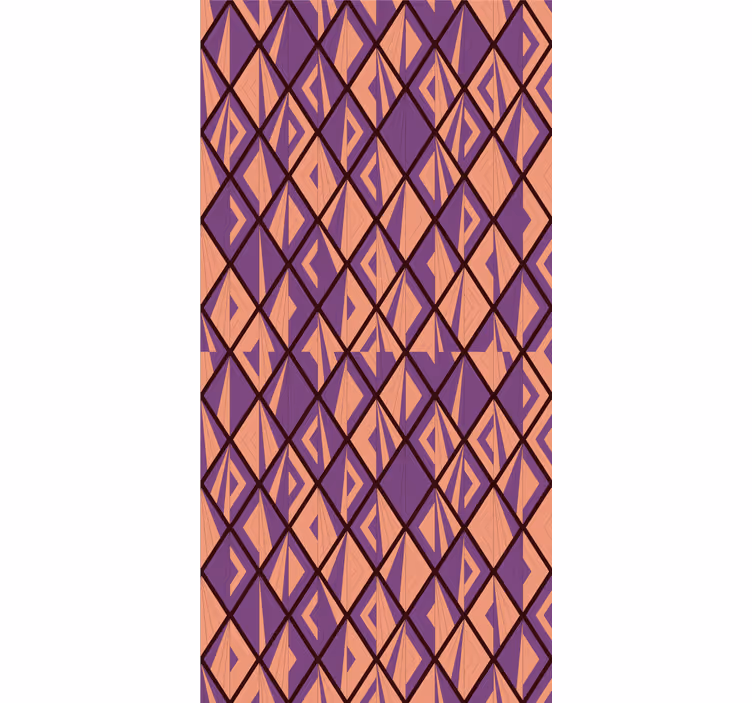 Stylish Diamond Shapes wallpaper geometric - TenStickers