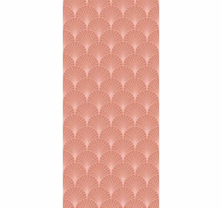 Elegant Fan Shapes art deco wallpaper - TenStickers