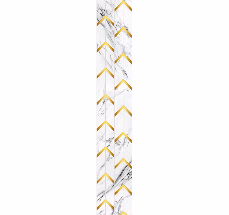 Elegant Chevron Pattern wallpaper marble - TenStickers