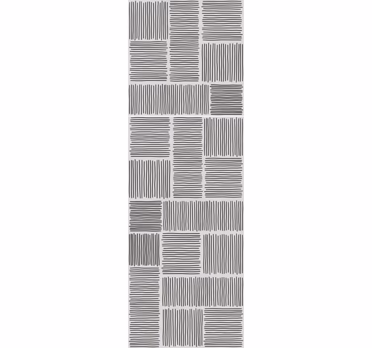 Striped Square Patterns stripes wallpaper - TenStickers