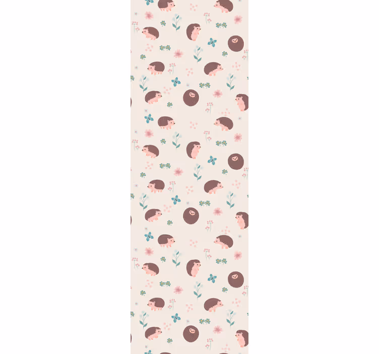 Cute animal wallpaper cute hedgehog patterns - TenStickers
