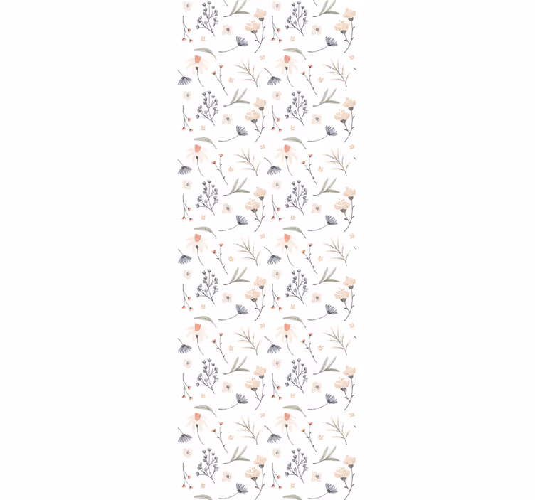 Delicate floral arrangement flowers wallpaper - TenStickers