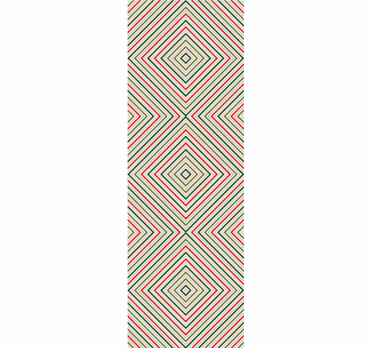 Christmas wallpaper festive squares - TenStickers
