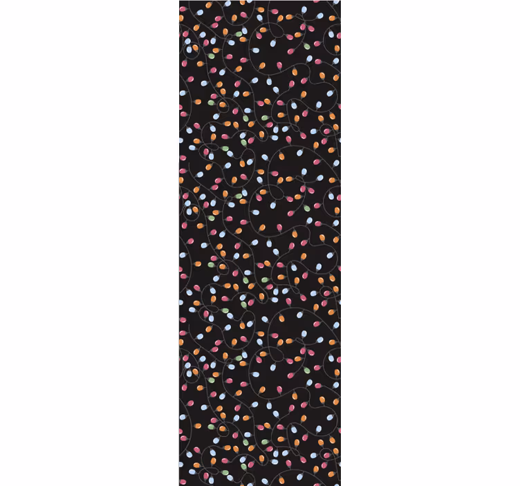 Festive Light Patterns christmas wallpaper - TenStickers