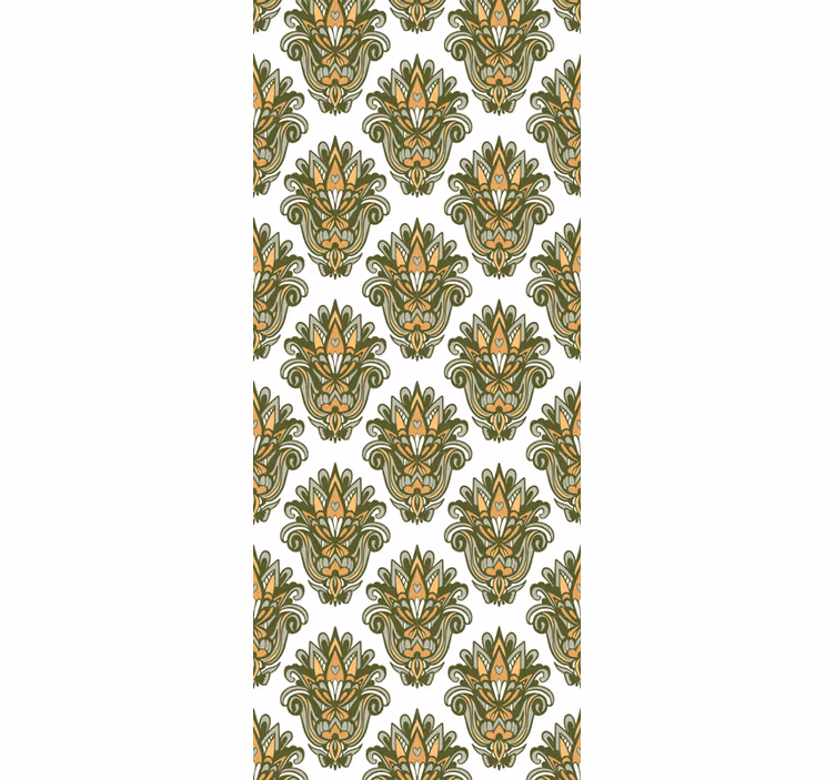 Elegant Floral Structure wallpaper flowery - TenStickers