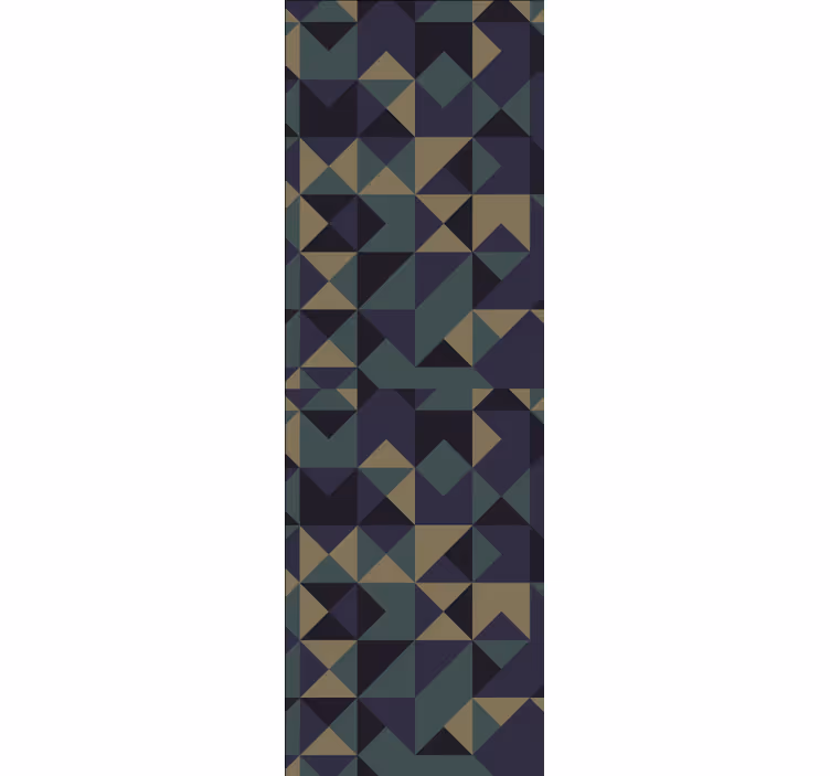 Geometric abstract arrangement wallpaper triangles - TenStickers