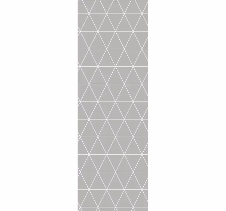 Light grey geo pattern modern wallpaper - TenStickers