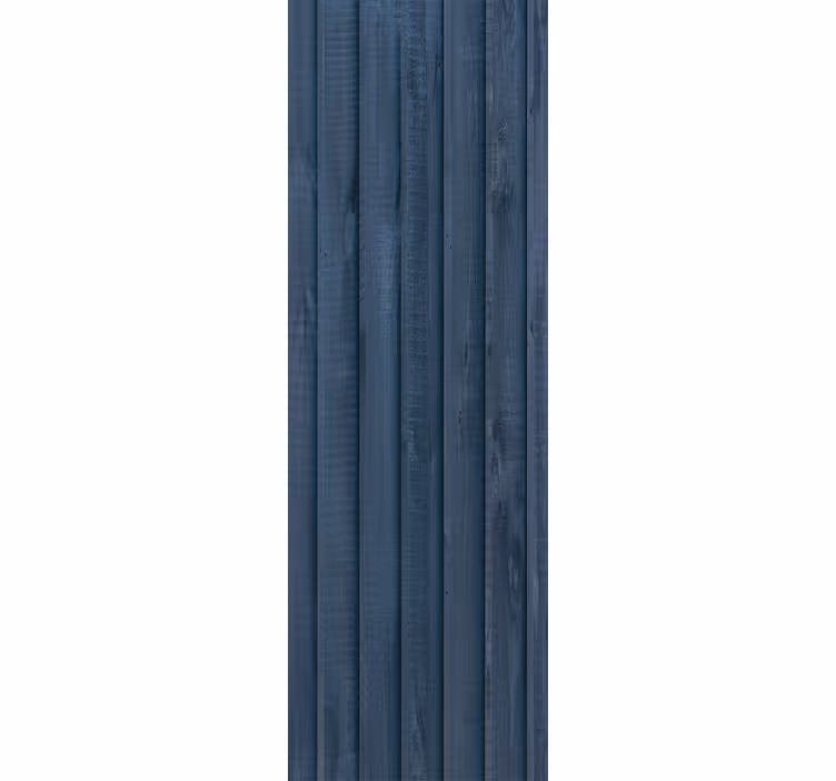 Textured blue panels wood feature wallpaper - TenStickers