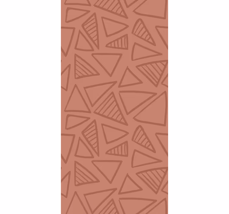 Abstract red pattern wallpaper geometric - TenStickers