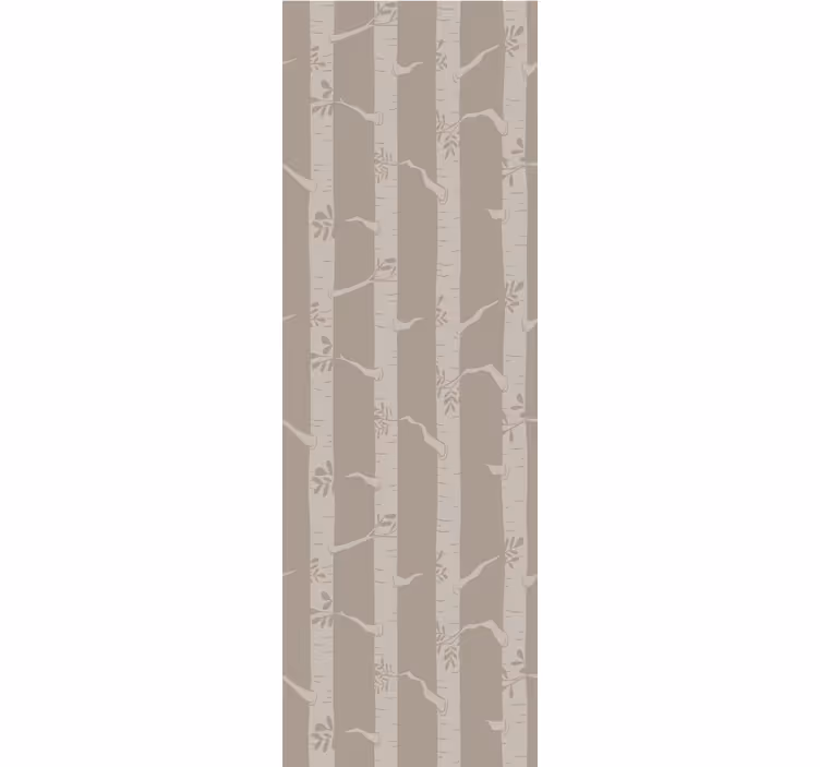 Bamboo Forest Pattern tree wallpaper - TenStickers