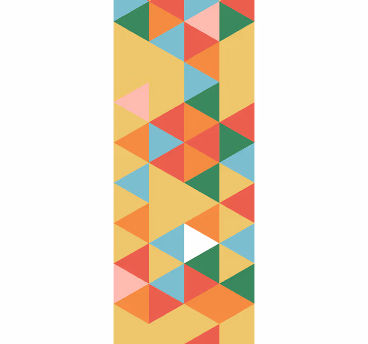 Creative abstract pattern wallpaper triangles - TenStickers