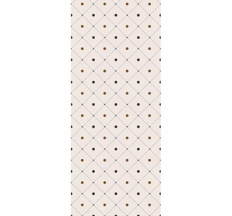 Elegant squared motif wallpaper dots - TenStickers
