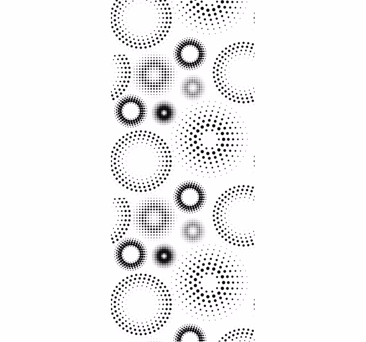 Pointillist geometry wallpaper dots - TenStickers