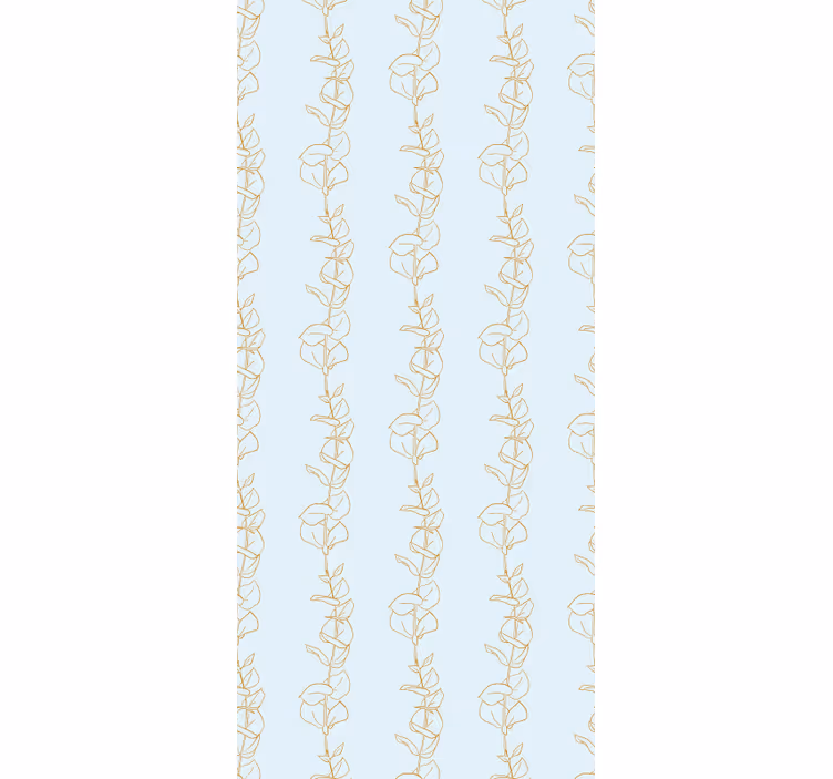 Vine Pattern Design wallpaper flowery - TenStickers
