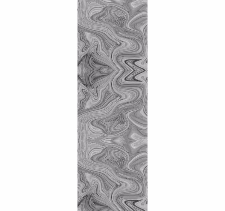 Swirling Gray Patterns wallpaper marble - TenStickers