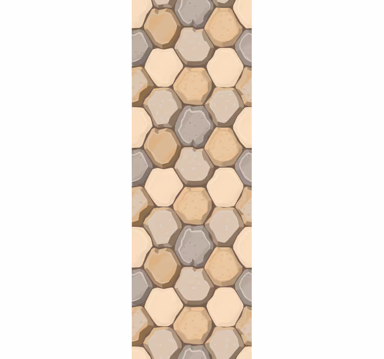 Honeycomb Hexagons wallpaper patterns - TenStickers