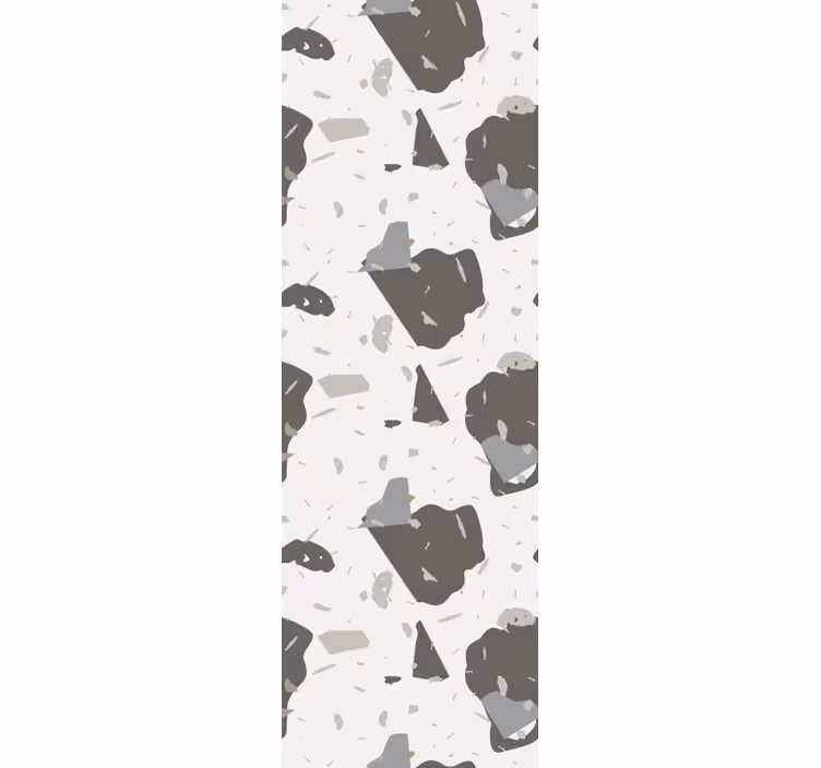 Abstract Grey Shapes wallpaper patterns - TenStickers